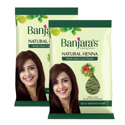 Banjara's Natural Henna Hair Powder 50g Pack of 2