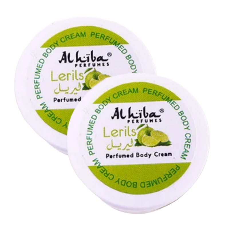 Al Hiba Lerils Perfume Body Cream 10g Pack of 2