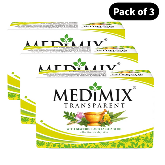 Medimix Classic Transparent Bathing Soap - Pack Of 3 (300gm)