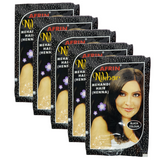 Afrin Nikhar Mehandi Henna Black Colour Hair - 45g (Pack Of 5)