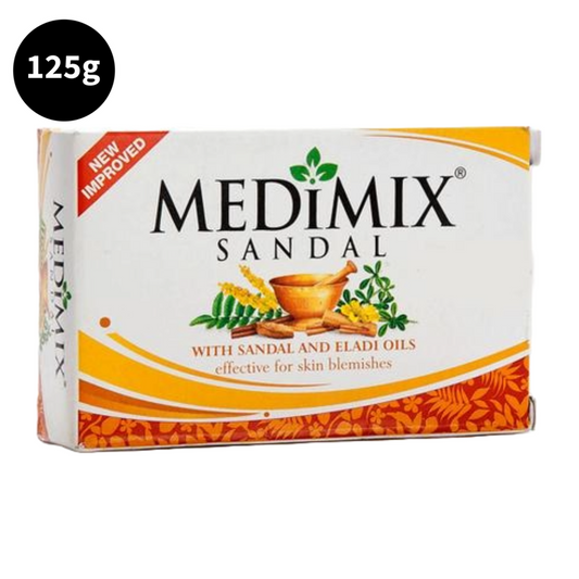 Medimix Classic Sandal Bathing Soap with 18 Herbs (125gm)