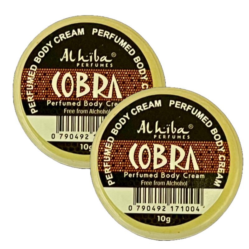 Al Hiba Cobra Perfume Body Cream 10g Pack of 2