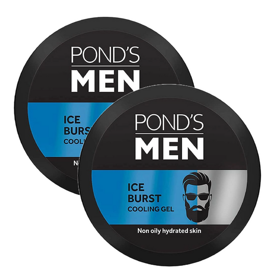 Ponds Men Ice Burst Cooling Face Gel - 55g (Pack Of 2)