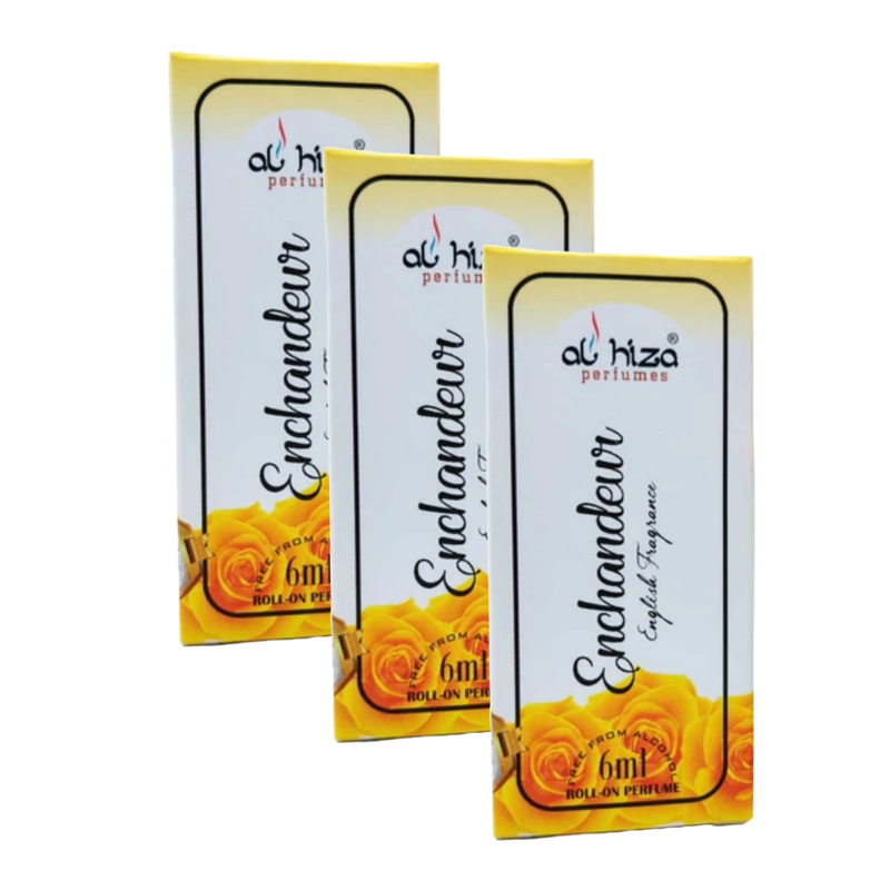 Al Hiza Enchandeur Roll On Perfume 6ml Pack of 3