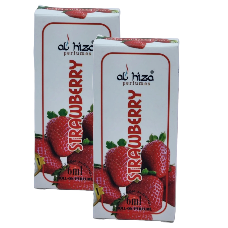 Al Hiza Strawberry Roll On Perfume 6ml Pack of 2