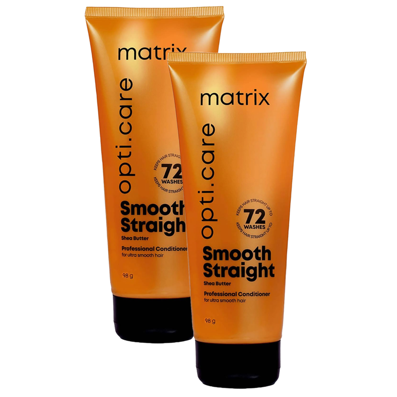 Matrix Opti.Care Ultra Smooth Hair Straight Shea Butter Conditioner 98g Pack of 2