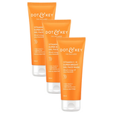 Dot & Key Skincare Vitamin C+E Super Bright Gel Face Wash 100ml Pack of 3