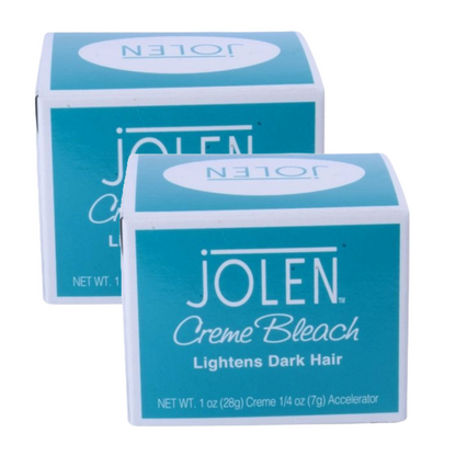 Jolen Crème Lightens Dark Hair Bleach 28gm Pack of 2