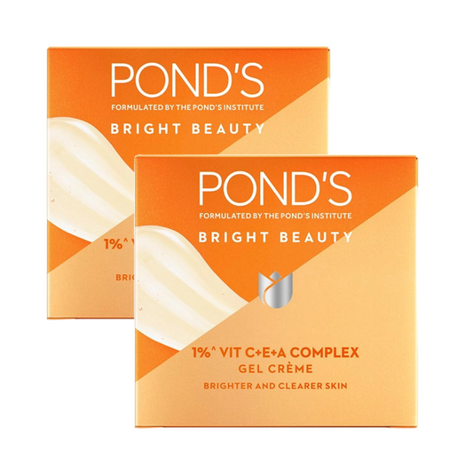 Ponds Bright Beauty 1% Vit C+E+A Complex Gel Creme 50g Pack of 2