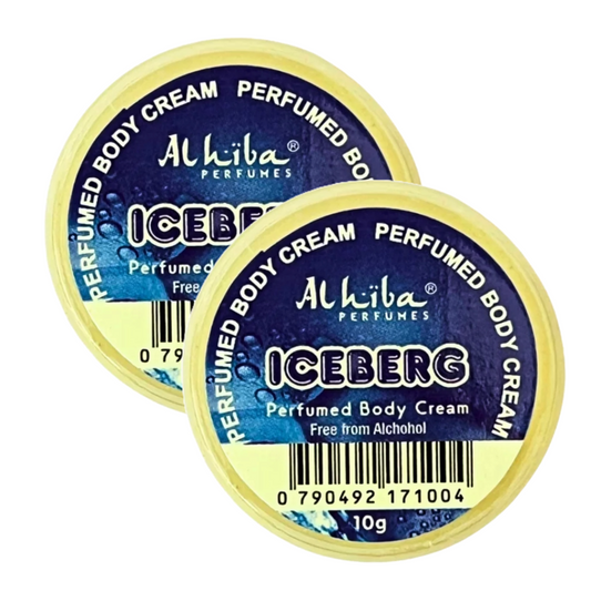 Al Hiba Iceberg Perfume Body Cream 10g Pack of 2