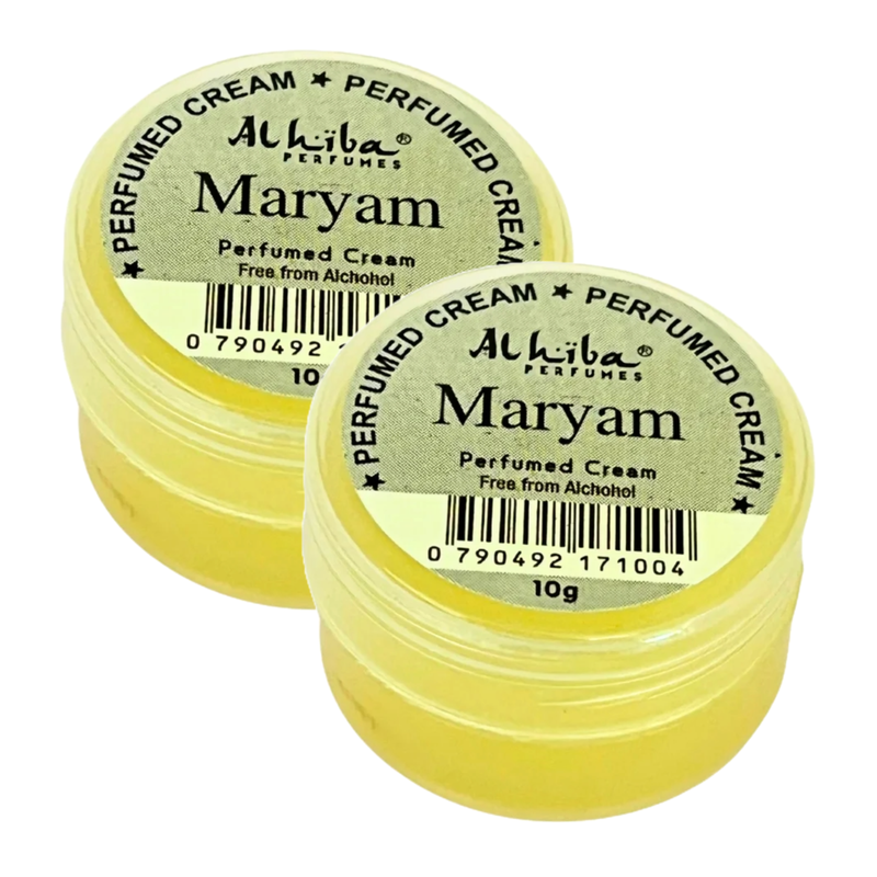 Al Hiba Maryam Perfume Body Cream 10g Pack of 2