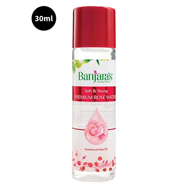 Banjara's Soft & Young Rose Water Premium 30ml