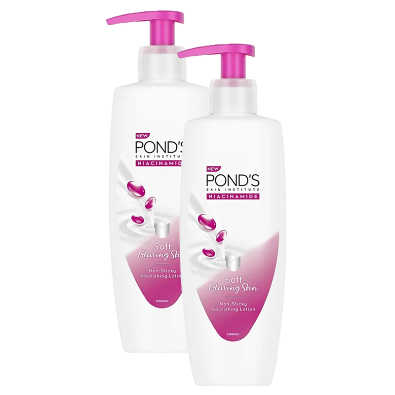 Ponds Niacinamide Soft Glowing Skin Lotion 180ml Pack of 2