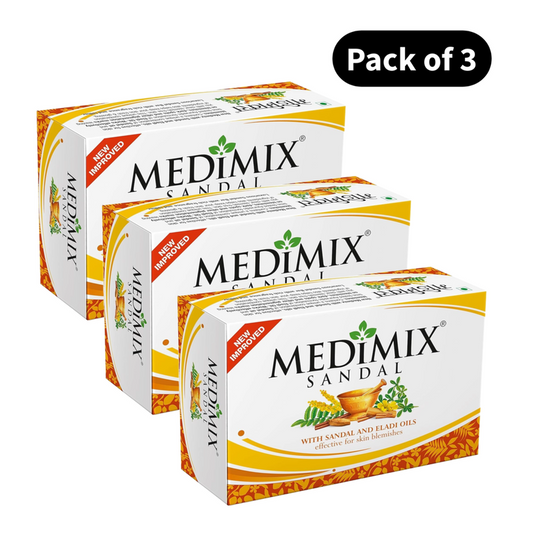 Medimix Classic Sandal Bathing Soap - Pack Of 3 (500gm)