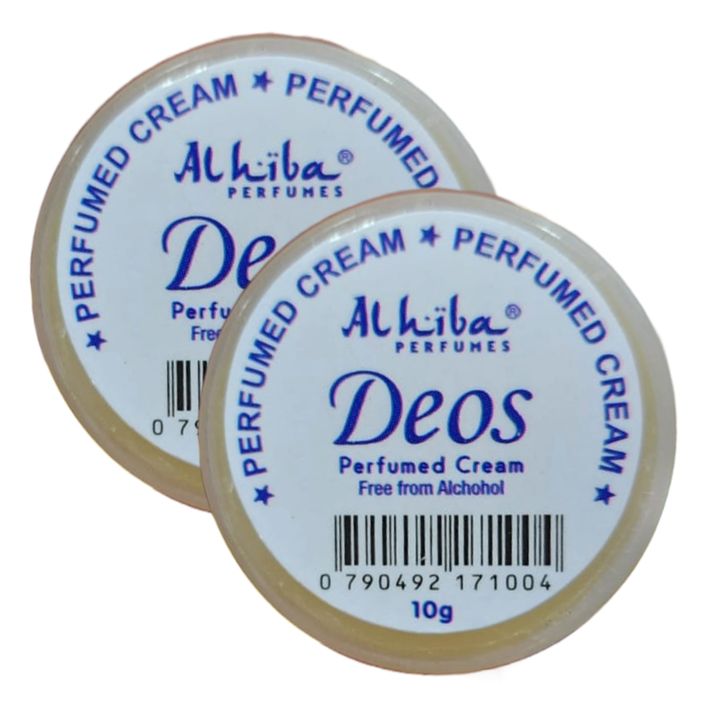 Al Hiba Deos Perfume Body Cream 10g Pack of 2