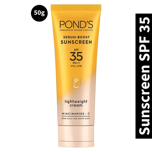 Ponds Serum Boost Sunscreen SPF 35 PA+++ Cream (50gm) (Pack of 1)