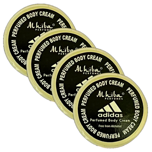 Al Hiba Adidas Perfume Body Cream 10g Pack of 4