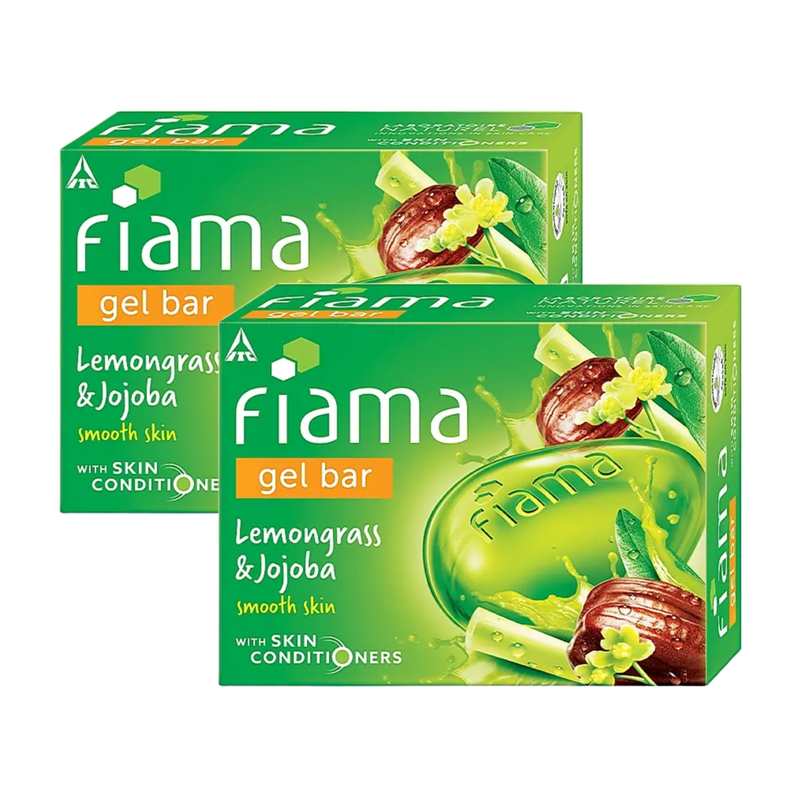 Fiama Lemongrass & Jojoba Smooth Skin Gel Bar 125g Pack of 2