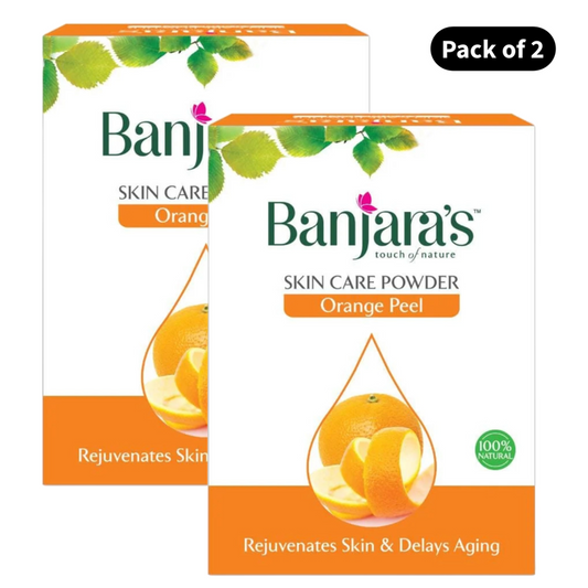 Banjara's Orange Peel Skin Powder Care (100gm) (Pack of 2)