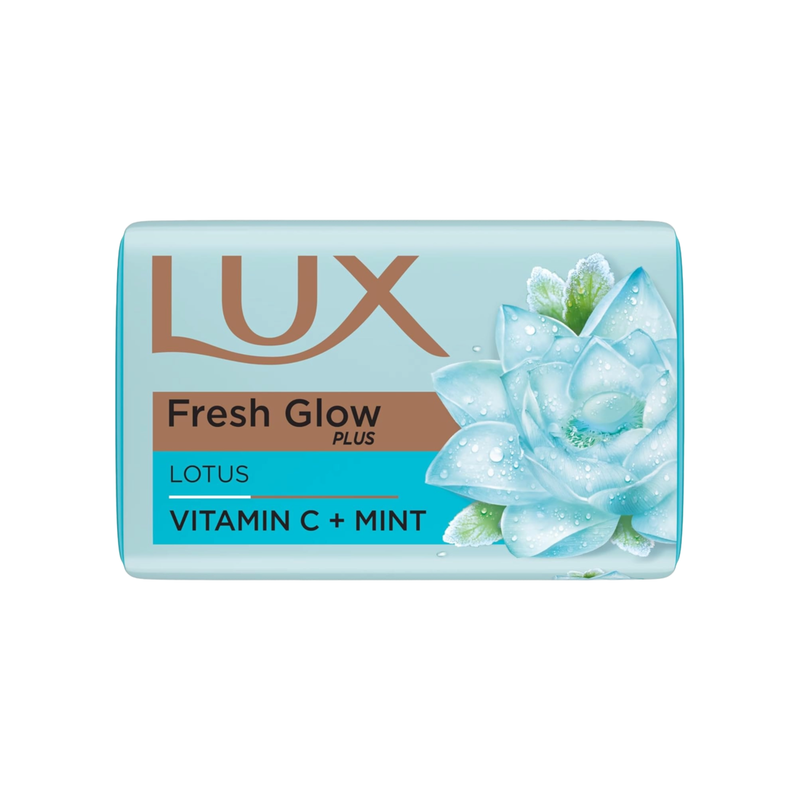 Lux Fresh Glow Plus Lotus Vitamin C + Mint Soap 100g