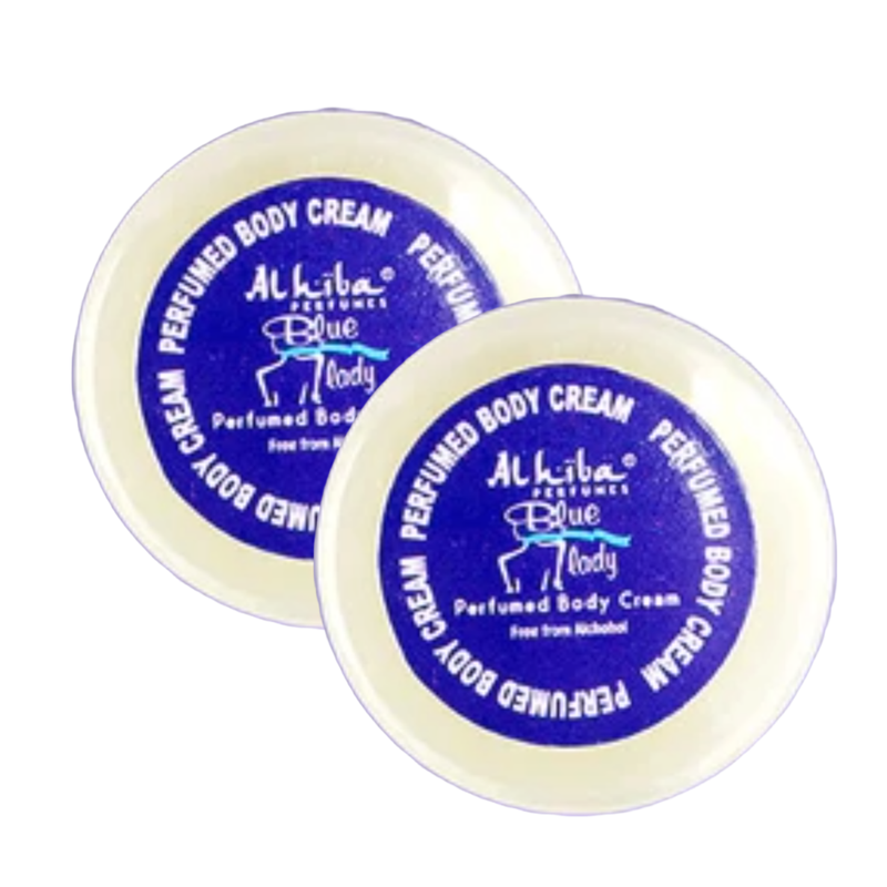 Al Hiba Blue Lady Perfume Body Cream 10g Pack of 2