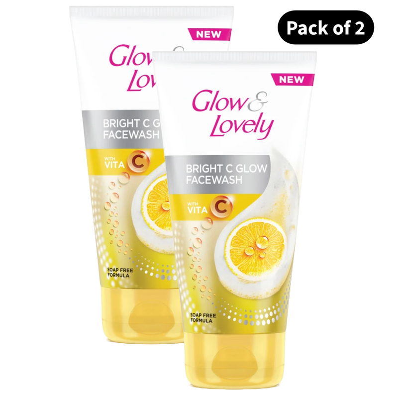 Glow & Lovely Bright C Glow Face Wash (100gm)(Pack of 2)