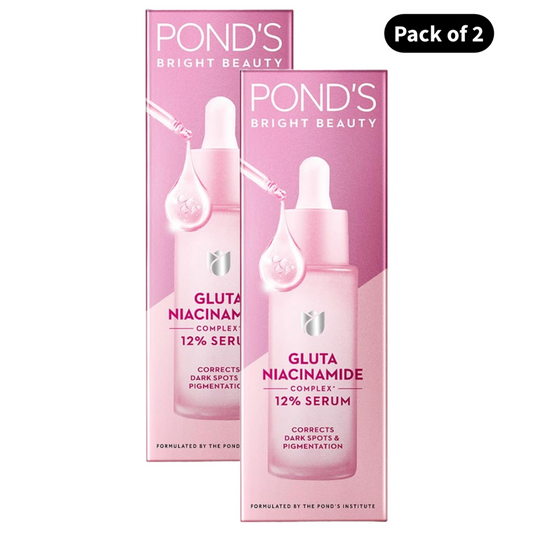 Ponds Bright Beauty Gluta Niacinamide 12% Serum (28ml) (Pack of 2)