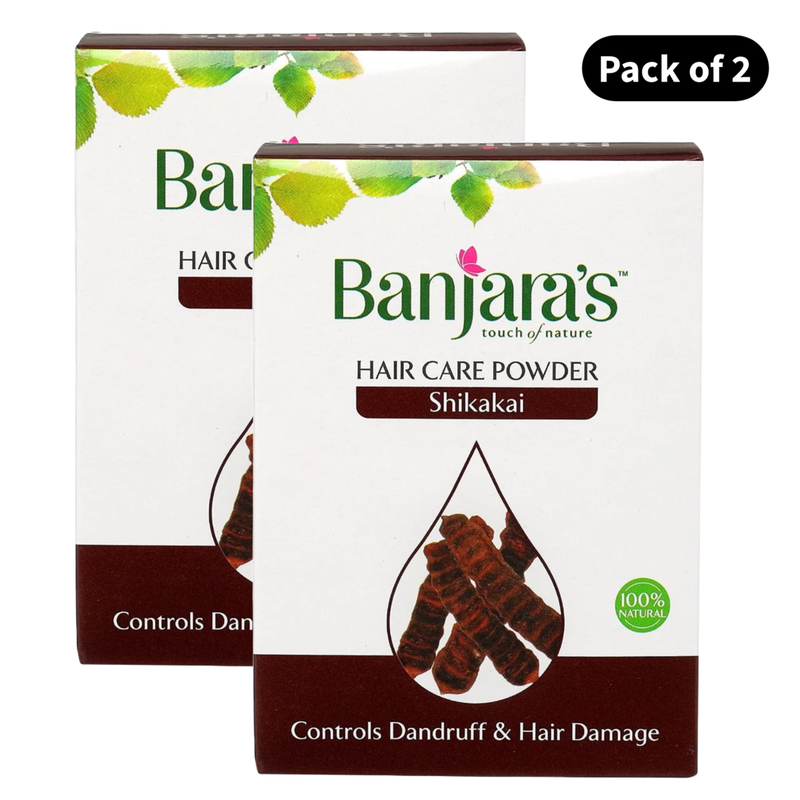 Banjara's Shikakai Hair Powder Hair Damage (100gm) (Pack of 2)