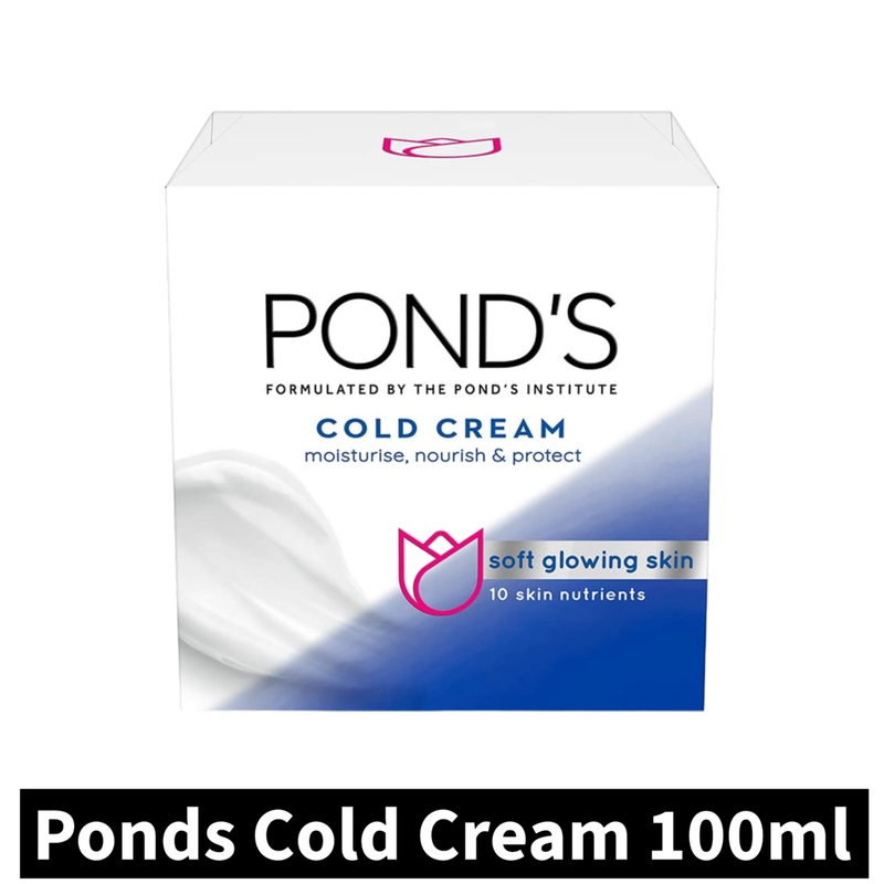 Ponds Cold Cream Soft Glowing Skin (100ml) (Pack of 1)