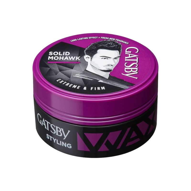 Gatsby Solid Mohawk Extreme & Firm Hair Styling Wax 25g Pack of 2