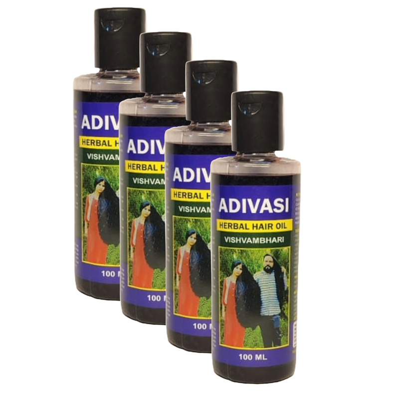 Adivasi Herbal Hair Oil 100ml Pack of 4