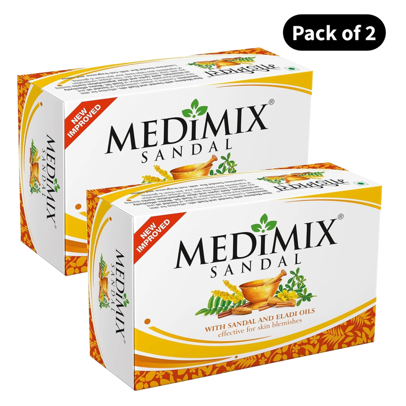 Medimix Classic Sandal Bathing Soap - Pack Of 2 (500gm)