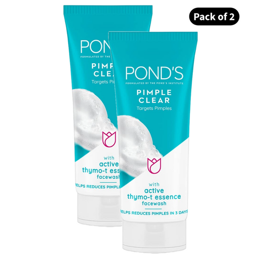 Ponds Pimple Clear Face Wash 100g (Pack of 2)