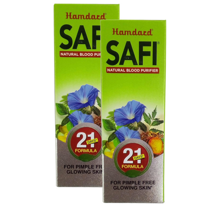 Hamdard Safi Natural Blood Purifier Syrup - 200 ml (Pack Of 2)