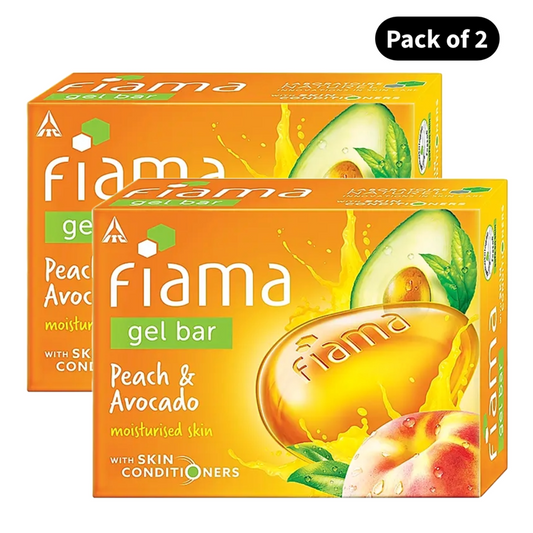 Fiama Peach & Avocado Gel Bar (125gm)(Pack of 2)