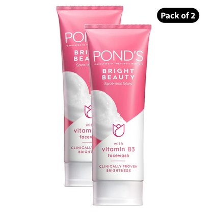 Ponds Bright Beauty Glow Face Wash (150gm) (Pack of 2)