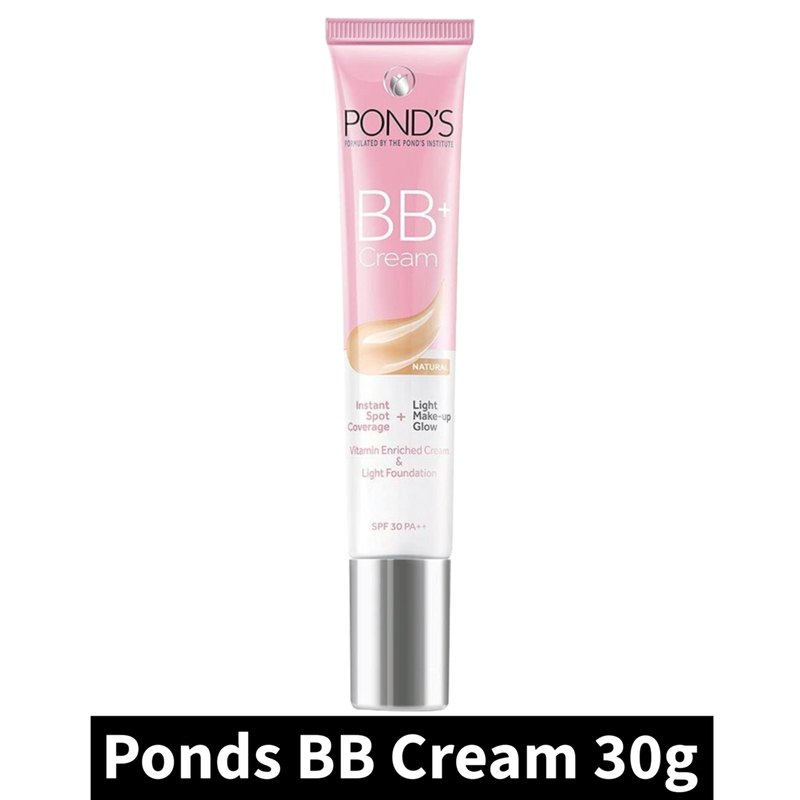 Ponds Bright Beauty BB+ Fairness Cream Spf 30 Natural Tube Of 30G