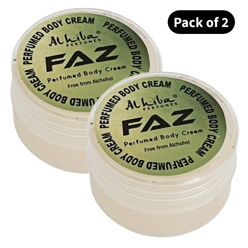 Al Hiba Perfume Body Cream Faz (10gm) (Pack of 2)