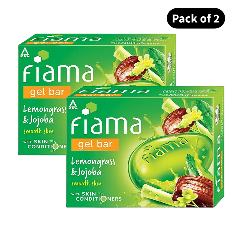 Fiama Lemongrass & Jojoba Gel Bar (125gm)(Pack of 2)