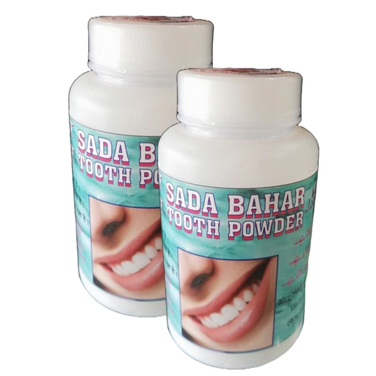 Sada Bahar Health & Shiny Tooth Powder 50g Pack of 2