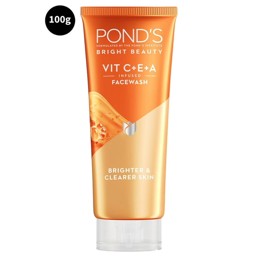 Bright Beauty Ponds Vit C+E+A Brighter & Cleanser Skin Face Wash 100g