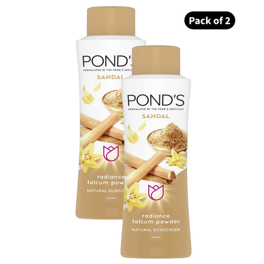 Ponds Sandal Talcum Powder (15gm) (Pack of 2)