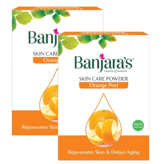 Banjara's Orange Peel Skin Care Powder 100g Pack of 2