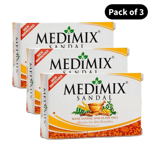 Medimix Classic Sandal Bathing Soap - Pack Of 3 (75gm)