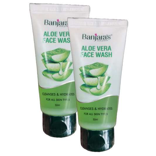 Banjara's Aloe Vera Face Wash 50ml Pack of 2