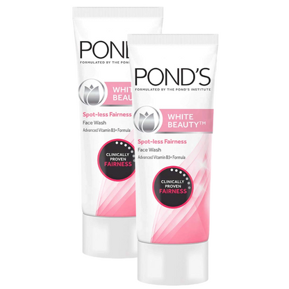 Ponds Bright Beauty Spot Less Fairness Face Wash 100g - Pack Of 2