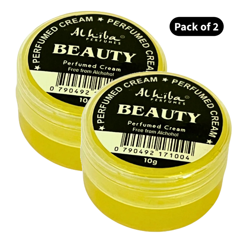 Al Hiba Perfume Body Cream Beauty (10gm) (Pack of 2)