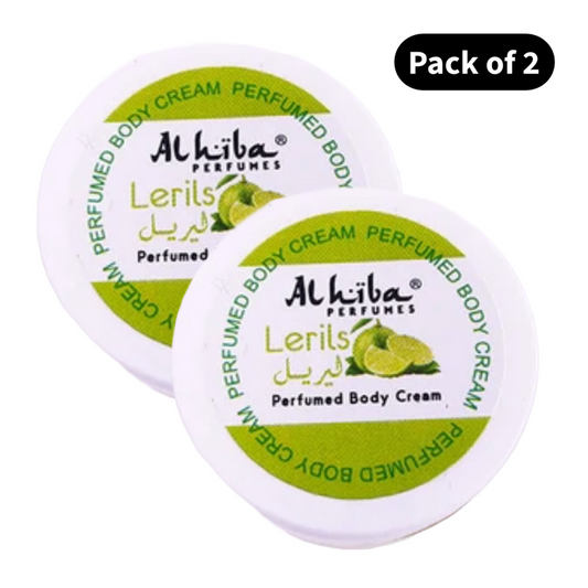 Al Hiba Perfume Body Cream Lerils (10gm) (Pack of 2)