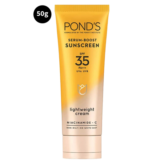 Serum Boost Ponds Sunscreen SPF 35 PA+++ Light Weight Cream 50g