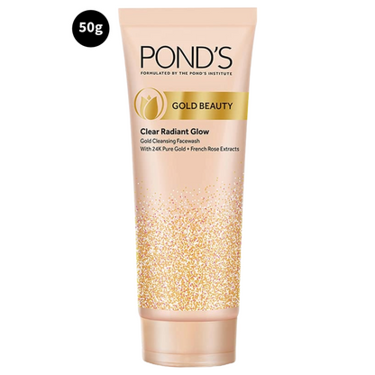 Clear Radiant Glow Ponds Gold Beauty Face Wash 50g